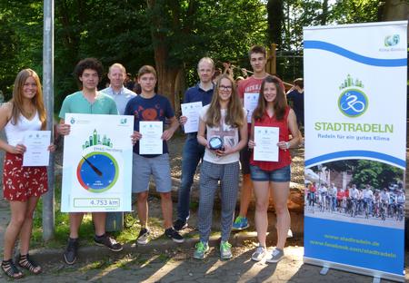 Team des Ernst-Moritz-Arndt-Gymnasiums in Herzberg am Harz